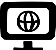 Icon of a desktop computer monitor.